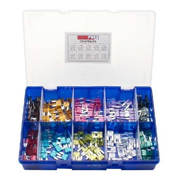 Box Of 200 Assorted Mini Blade Fuses 2Amp 30Amp