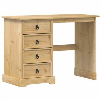 Tocador Corona Madera Maciza De Pino 104x47x75 Cm Vidaxl