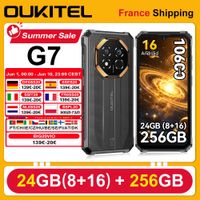 telefono inteligente resistente oukitel g7 24 gb 816  256 gb bateria de 10600mah camara de 64mp pantalla  lcdde 652 pulgadas android 16 nfc frecuencia de actualizacion de 90hz procesador