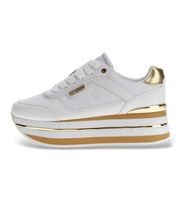 guess para mujer fljhn4ele12 zapatillas hansin blanco 40 3 a 5cm cordones casual