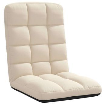 Silla Plegable De Suelo De Lino, 71x51x62 Cm Vidaxl