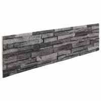 paneles de pared 10 uds 100 x 25 cm antracita espuma eps vidaxl