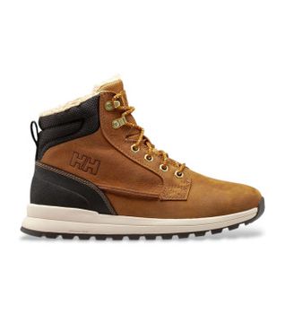 Helly Hansen para hombre. 11892 Botines de piel Kelvin Lx marrón (46), Plano, Cordones, Casual