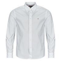 tommy hilfiger camisa manga larga core flex poplin solid rf shirt para hombre