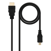 cable micro hdmi nano cable am - dm v14 08m alta velocidadhec negro