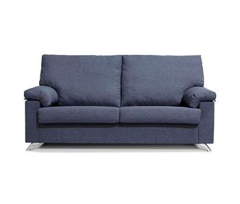 Sofá 3 plazas matis color azul - conforama