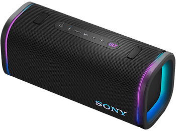 Altavoz inalámbrico - Sony ULT FIELD 5 (SRSULT50B), Bluetooth portátil, POWER SOUND, 25 h, IP67, Resistente al agua, Correa, Con luces, Negro