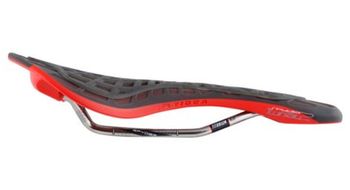 Sillin tioga spyder twin tail titane rojo