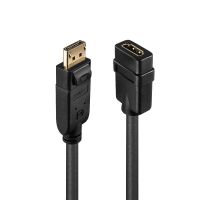 adaptador de cable displayport a hdmi lindy 41005 015 m