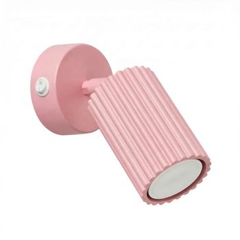 Aplique rosa aluminio alt. 16 cm