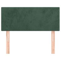 cabecero cama mueble de dormitorio de terciopelo verde oscuro 90 x 5 x 7888 cm verde m020008633