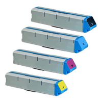 compatible multipack oki c911dn printer toner cartridges 4 pack -45536414