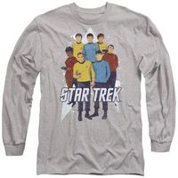 star trek camiseta manga larga here here para mujer