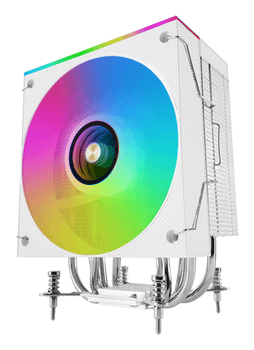 VENTILADOR CON DISIPADOR DE CPU MARS GAMING MCPULCD TDP 300W 120mm PANTALLA LCD ARGB BLANCO
