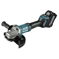 amoladora bl 40vmax xgt 230mm palanca 5ah 2 bat aft  aws