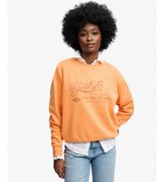 superdry para mujer w2012636a sudadera industry worker loose naranja l casual algodon