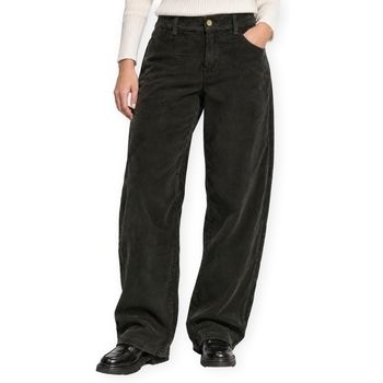 Only Pantalones Blair-Global Barrel Trousers - Beluga para mujer