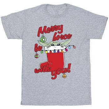 Disney Camiseta Merry Force Be With You para hombre