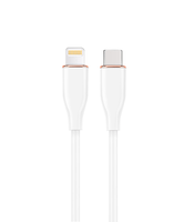cable de carga y datos gembird usb tipo-c a 8 clavijas 15 m blanco