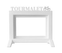 well home - marco de fotos de mesa o pared  modelo tourmalet  tamano del marco 205x135x15 para fotos de 10x15  color blanco