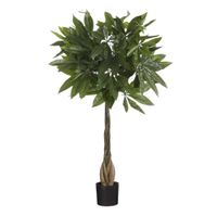 planta artificial pachira verde  h80xb60xl60cm