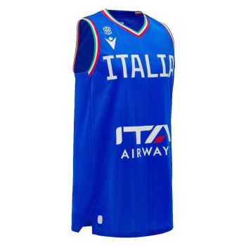 Camiseta Macron Seleccion Italiana de baloncesto Azul