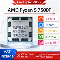 procesador amd ryzen 5 7500f cpu r5 7500f hasta 50 ghz 6 nucleos 12 hilos 32mb zocalo de cache de juego am5 ddr5 5200mhz ordenador de escritorio