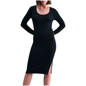 Nike Vestido W NSW NK CHLL KNT LS MIDI DRSS para mujer
