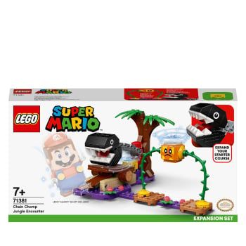 LEGO Super Mario - Set de Expansión Batalla en la Jungla contra el Chomp Cadenas + 7 años - 71381