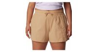 pantalon corto columbia cargo boundless trek active beige  mujer
