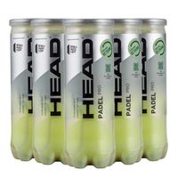 head padel pro 2023 - lote pack 5 botes 15 pelotas padel profesionales homologadas maxima calidad