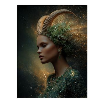 Cuadro mujer capricornio alu-dibond 15x20