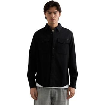 Replay Camisa manga larga 6.5 OZ BLACK DENIM M4124 .000.862 B02 para hombre