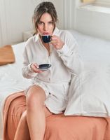 celeste camisa lizy para mujer