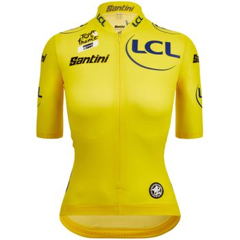 Santini Tour de France Femme avec Zwift Leaders Jersey - S