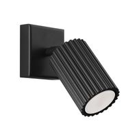 aplique de pared moto negro