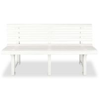 banco de jardin  banco de exterior  silla de jardin plastico blanco 1455 cm