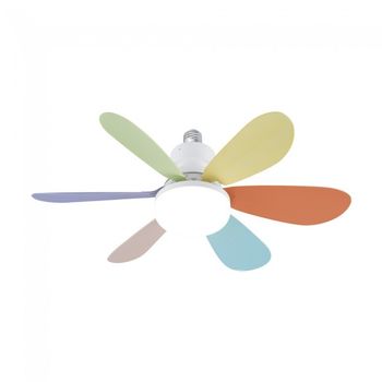 Ventilador led nikiya e27 cct (18w)