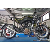 silenciador de escape husqvarna svartpilen 401 e4 mass cafe racer
