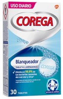 corega blanqueador 30 tabletas