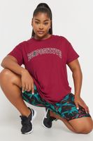 yours active shorts elasticos negros estampado de colores mujer curvy y tallas grandes yours