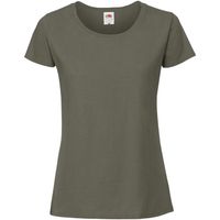 fruit of the loom camiseta iconic premium para mujer