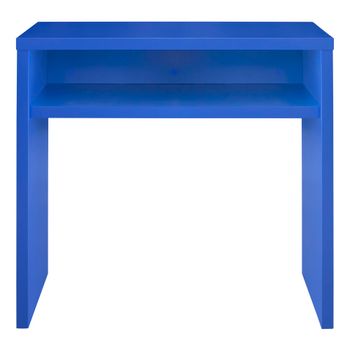 Consola tablero laminado 3cm azúl prusia 80x30cm