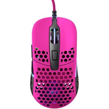 XTRFY M42 RGB Ratón Gaming Óptico 16000 DPI Rosa