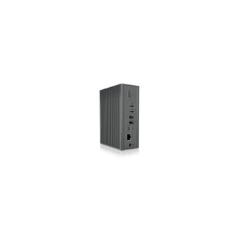 Base para portátil ICYBOX IB-DK2262AC USB-C 2x HDMI VGA Ethernet SD 55 W antracita