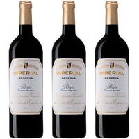 cune imperial reserva vino tinto espanol con notas de fruta madur 75 cl 14  pack 3 botellas