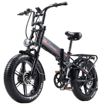 [EU DIRECT] RANDRIDE YX20M-2 Bicicleta eléctrica 48V 20AH 500W*2 (Pico 1000W*2) Doble motor Velocidad máxima recomendada