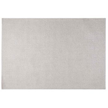 Alfombras De Área Lugo Crema Y Gris 140 X 200 Cm Poliéster