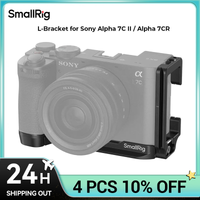 smallrig-soporte en l para sony alpha 7c ii  alpha 7cr arca compatible con interruptor rapido placa base lateral para sony a7c ii 4569