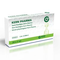 kern pharma suero fisiologico 20 unidades de 5ml